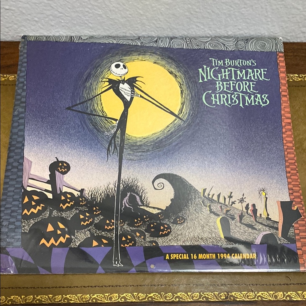 Tim Burton's Nightmare Before Christmas 1994 Calendar